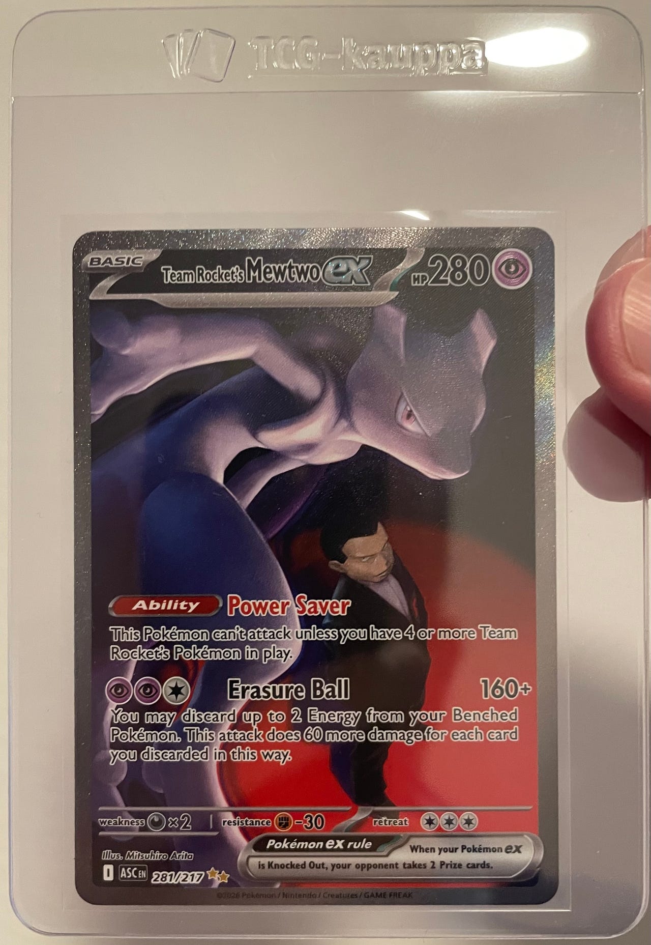 Team Rocket Mewtwo kortti