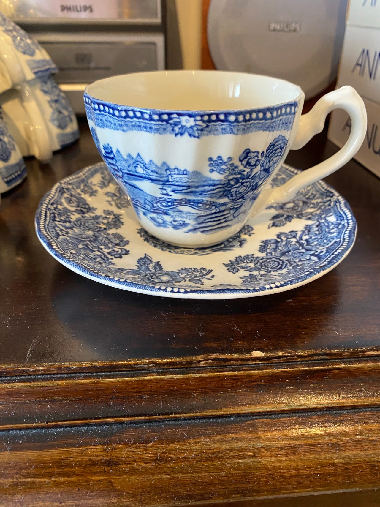 Staffordshire Tonqui kahvikupit 6 kpl