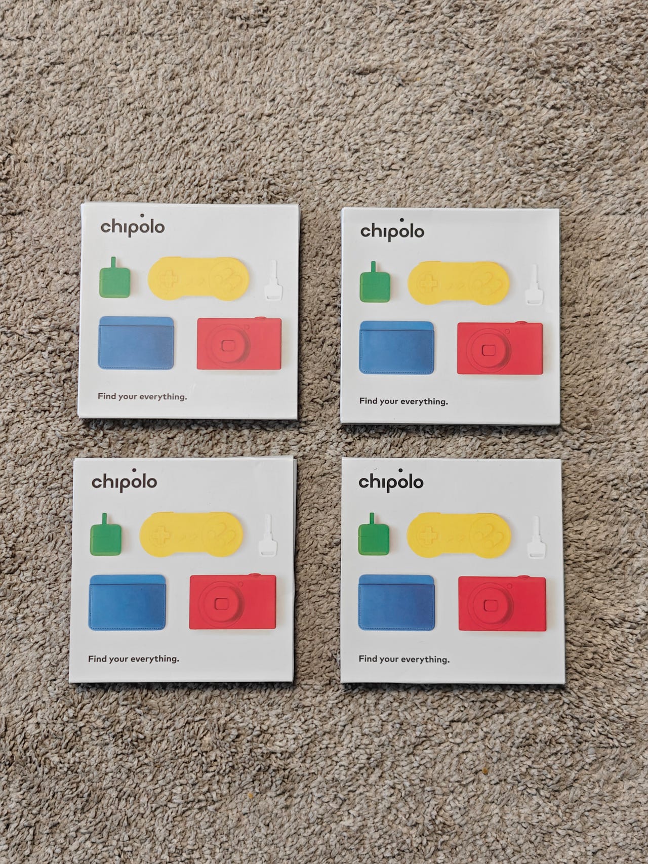 Chipolo ONE Point -paikantimet (4 kpl) / Android / Google Find Hu