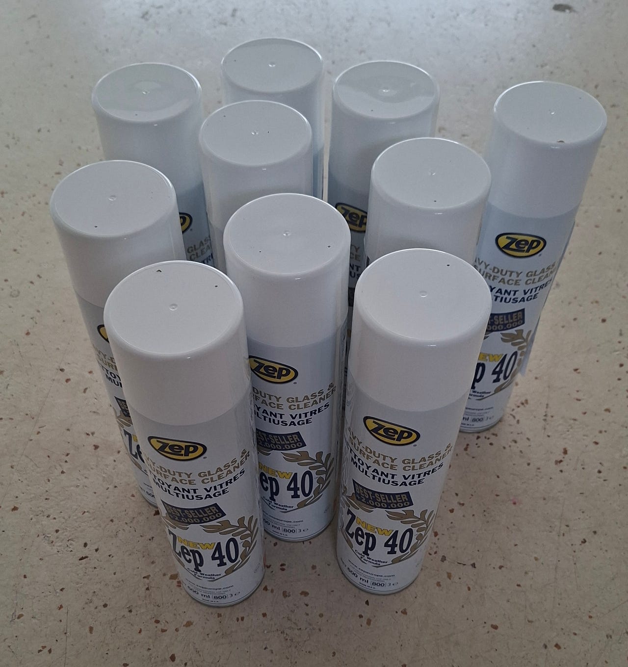 10kpl 600ml puhdistusvaahtoja