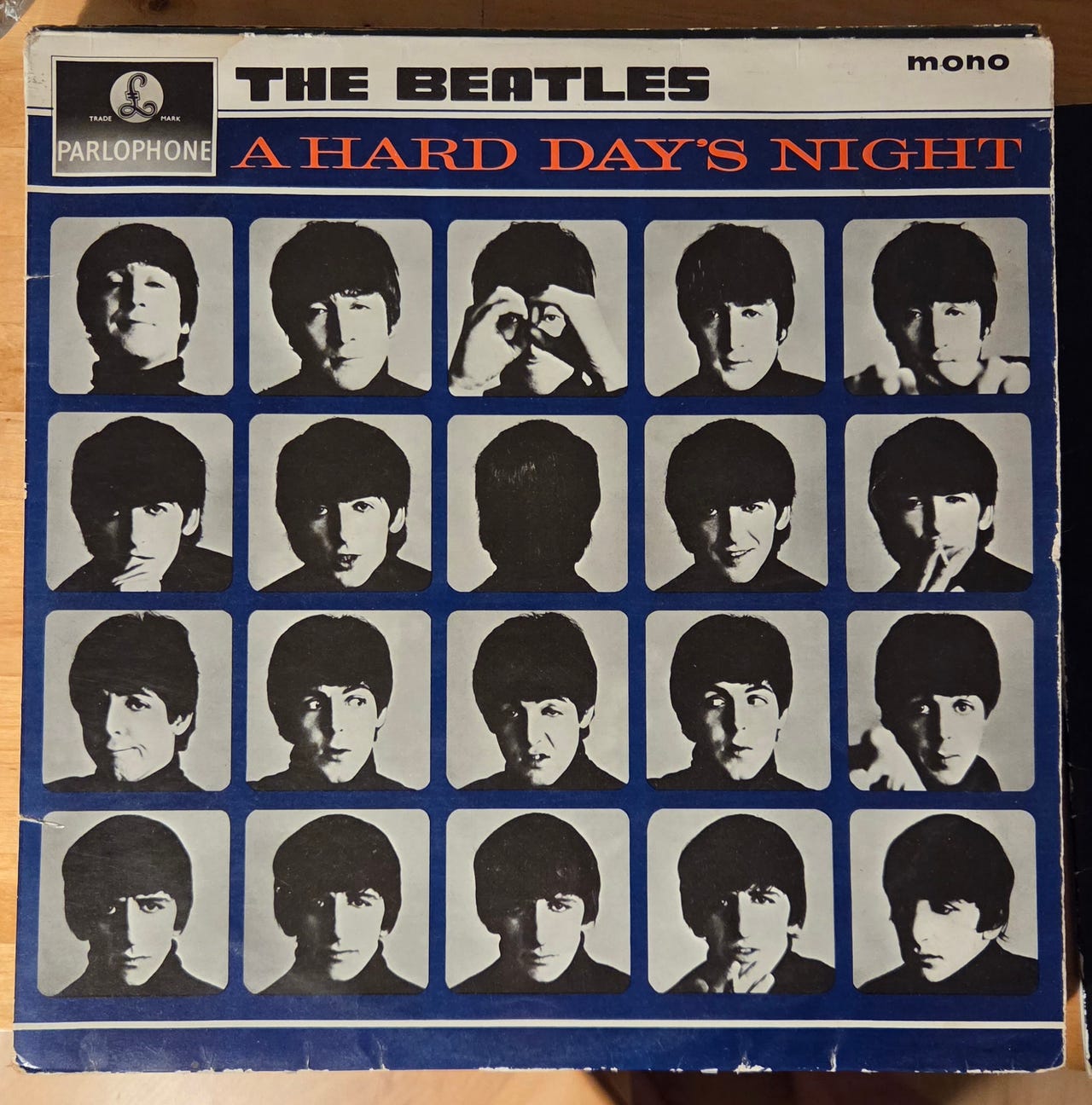 Beatles A Hard Days Night -vinyyli