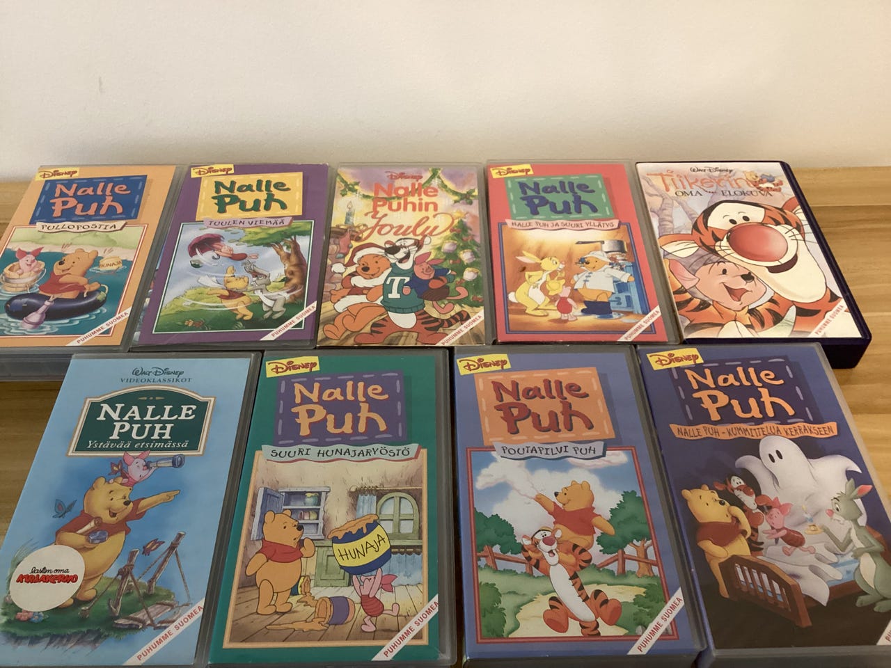Nalle Puh VHS elokuvia