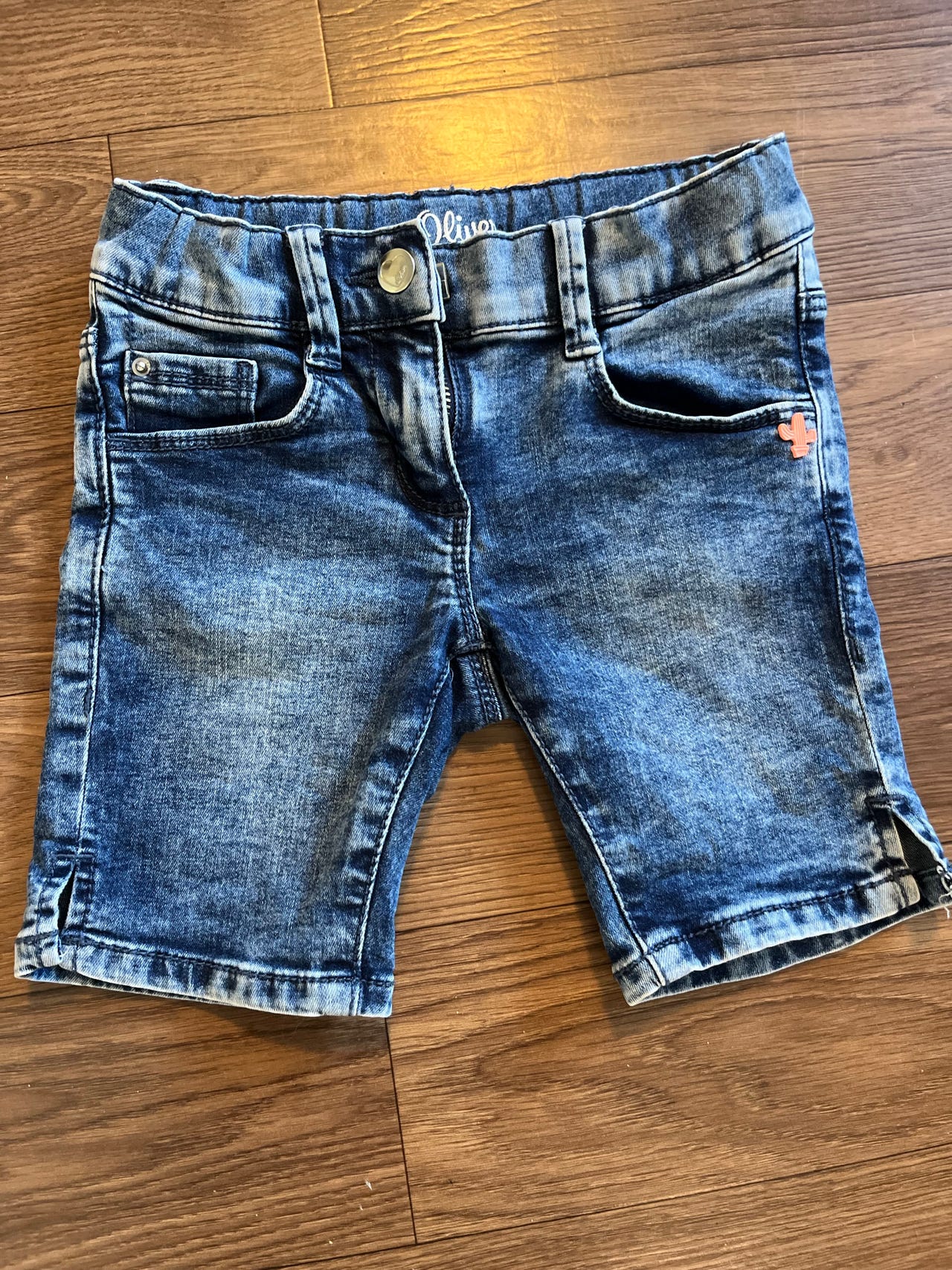 Tyttöjen farkku shortsit