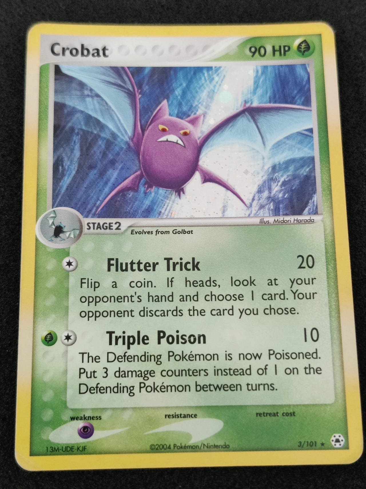 Crobat 3/101 EX Hidden Legends