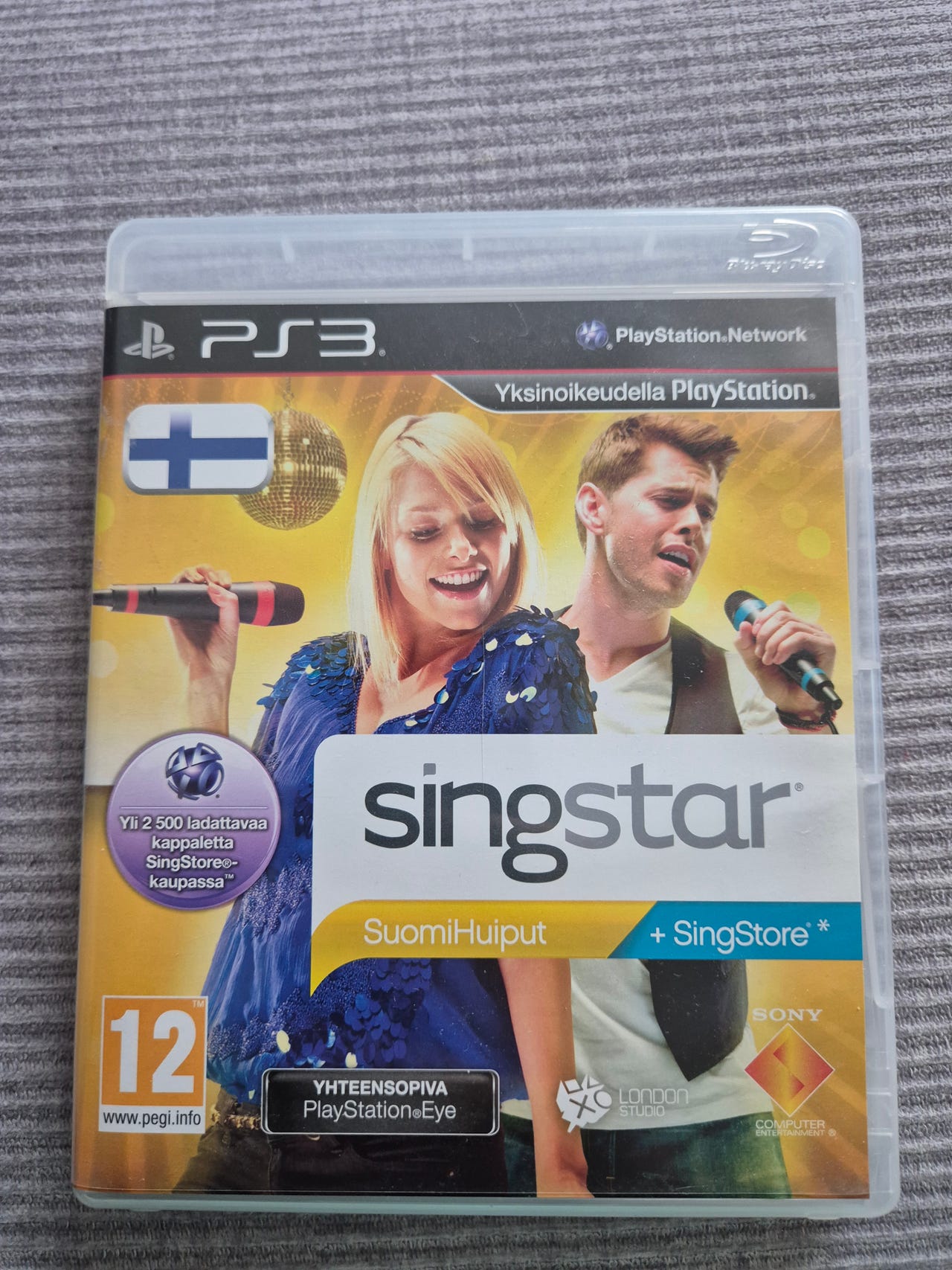 SingStar SuomiHuiput PS3, CIB