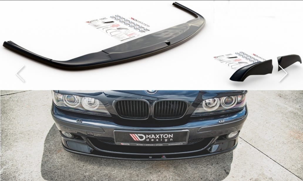 BMW e39 m5  etupuskurin lippa