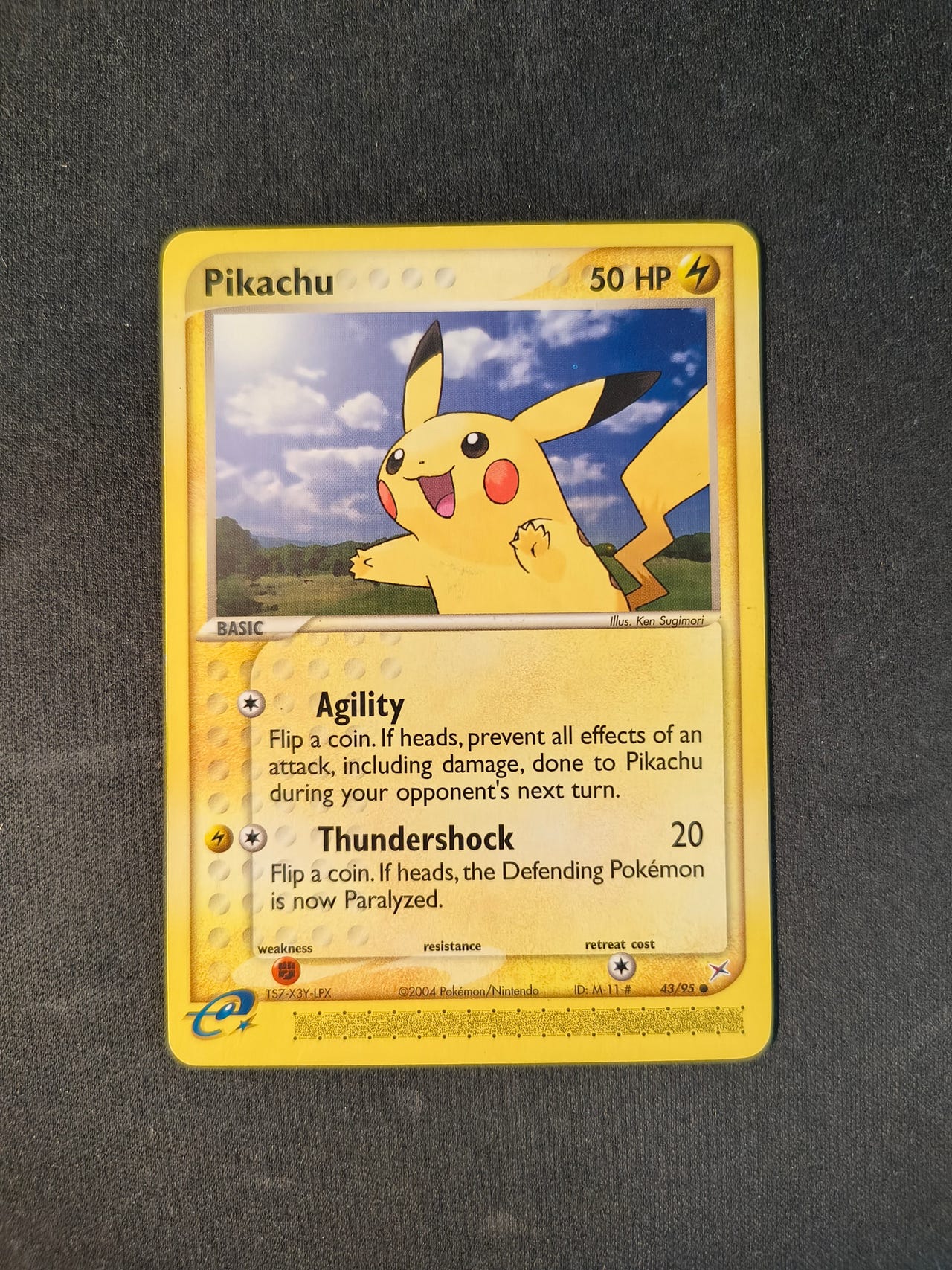 Pikachu Pokemon kortti