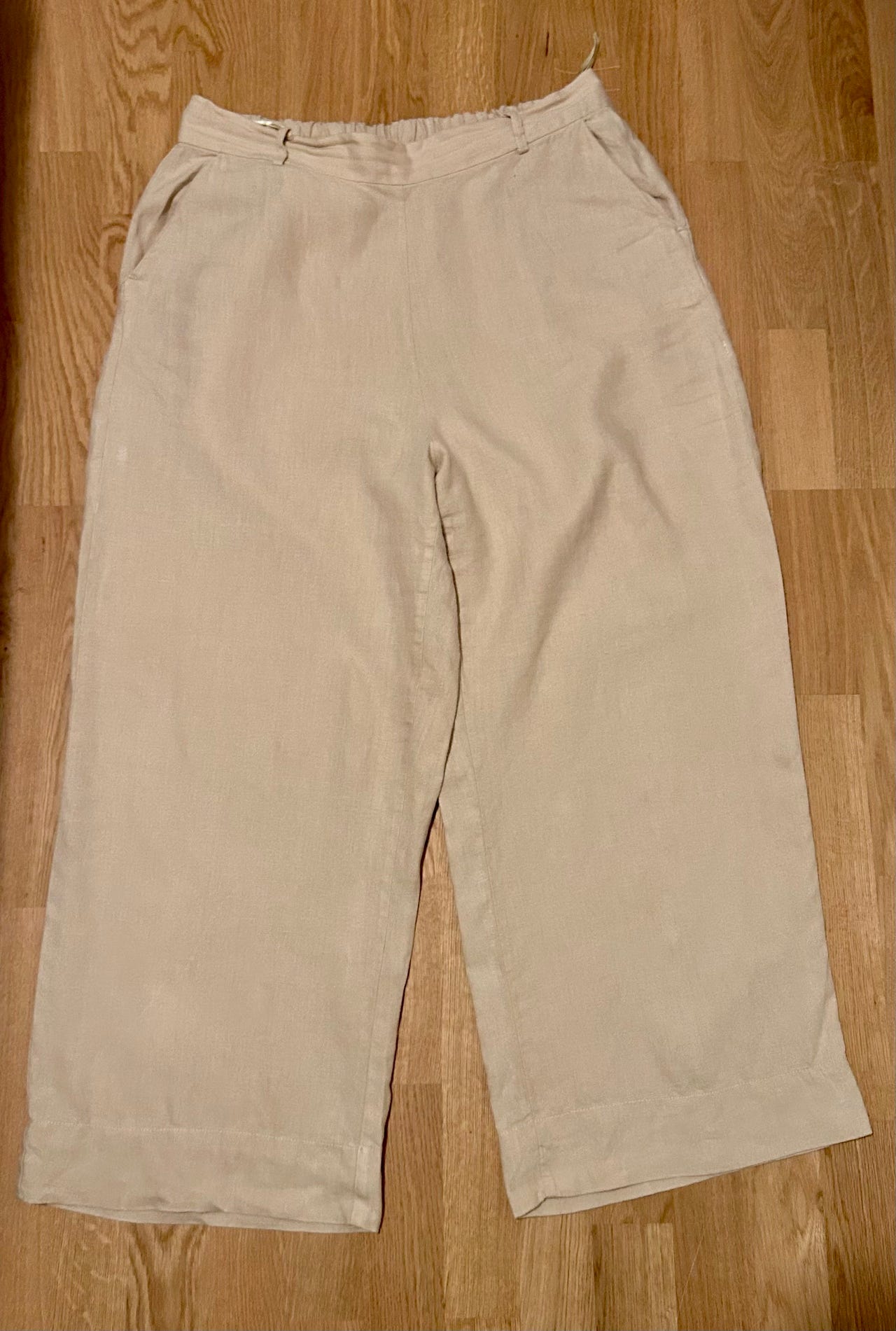 Nanso pellavahousut koko 40 beige