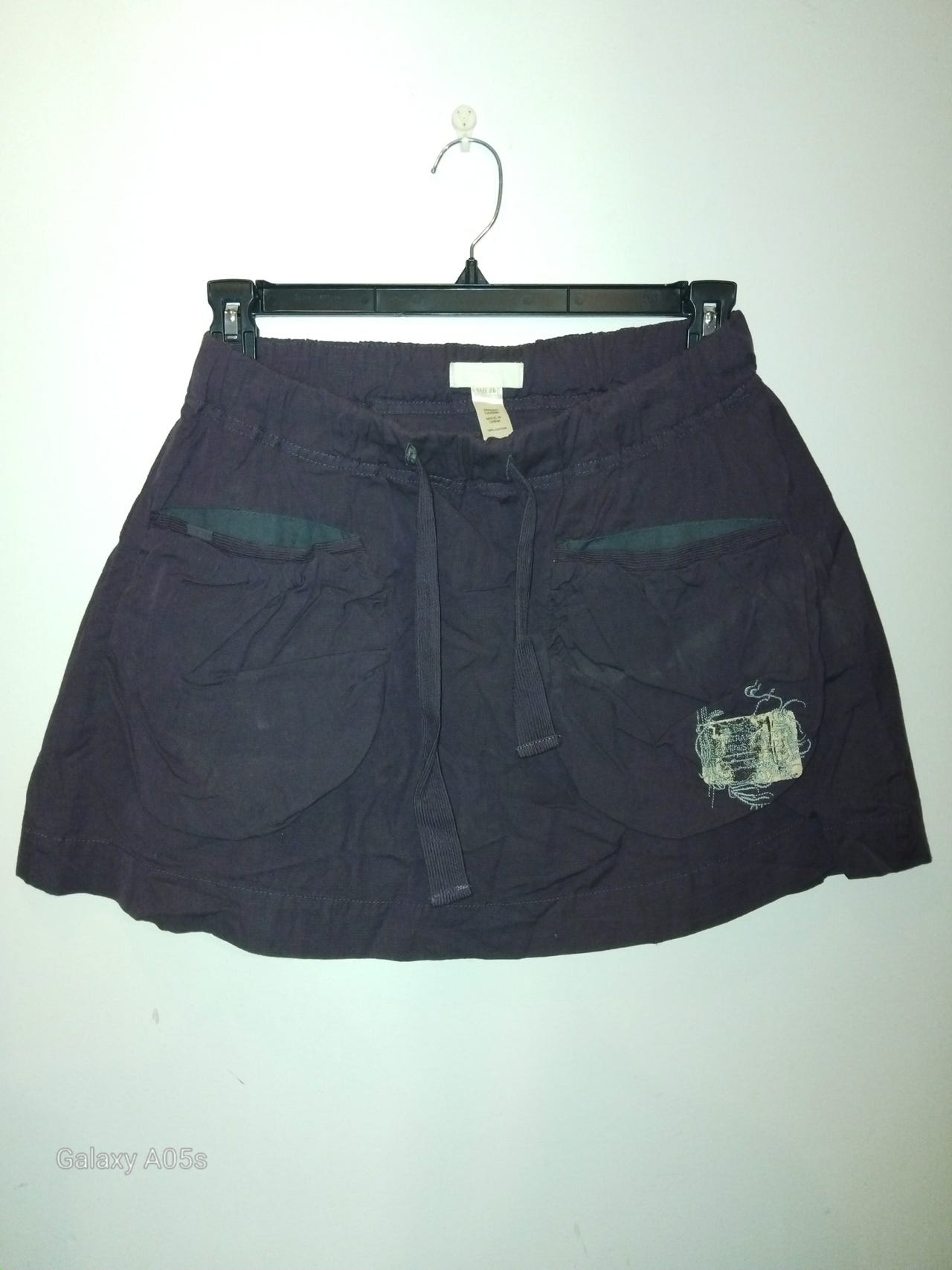 Diesel Y2K aito vintage puuvillahame koko 34 violetti 50e