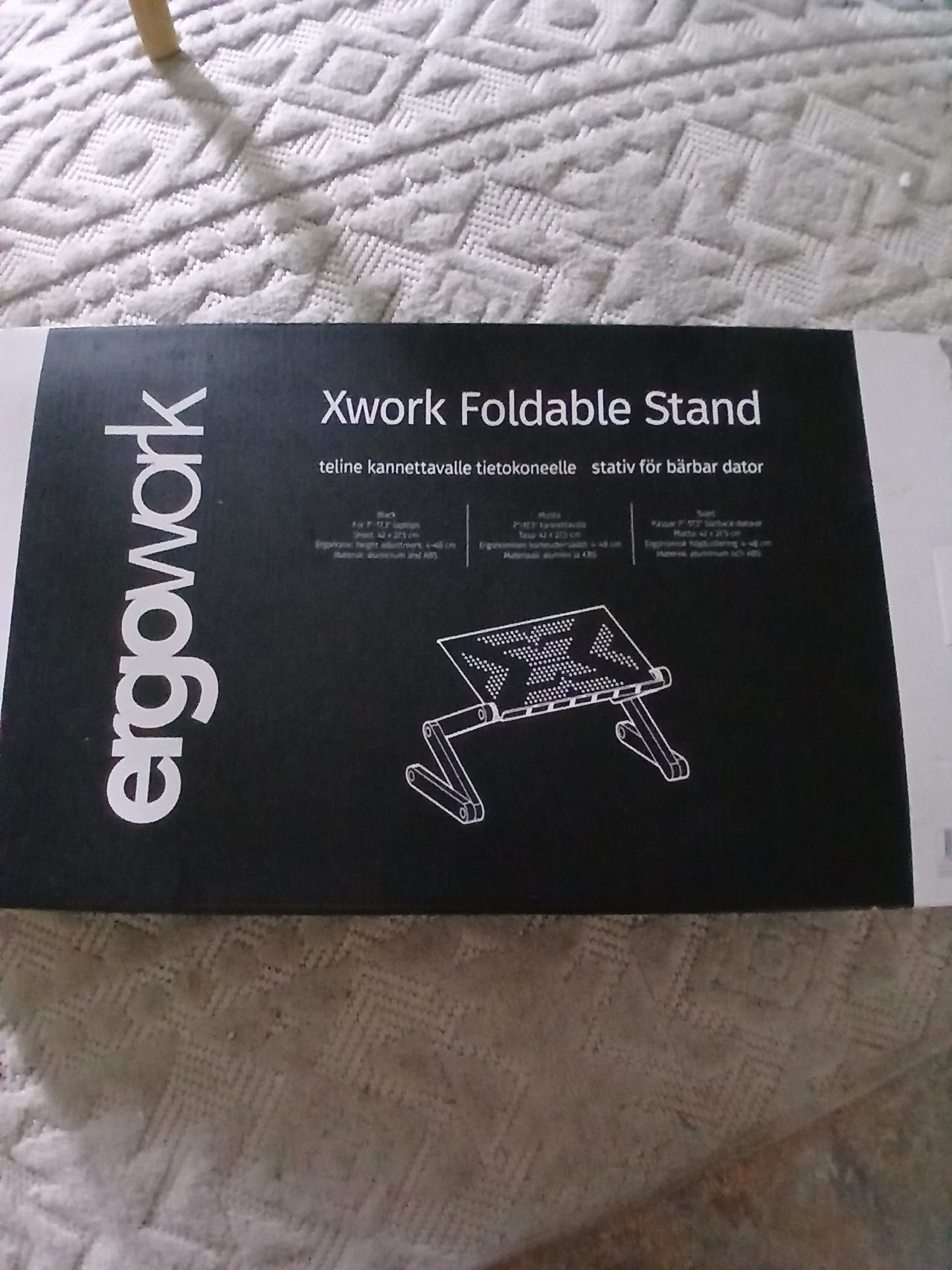 Ergowork Xwork Foldable Stand teline kannettavalle tietokoneelle