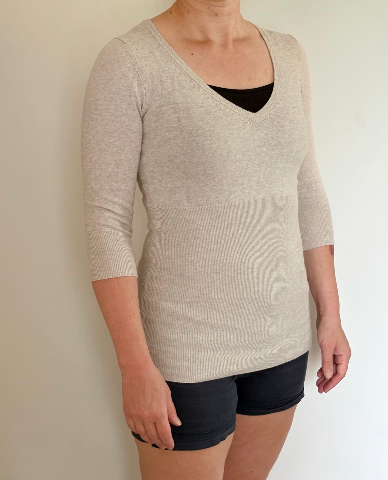H&M Mama beige neule S