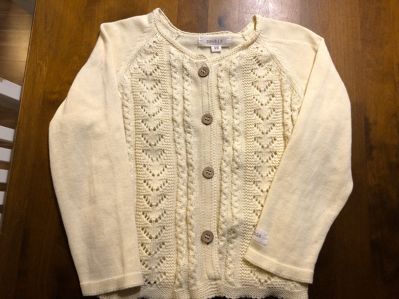 Lindex Newbie neuletakki koko 98 beige