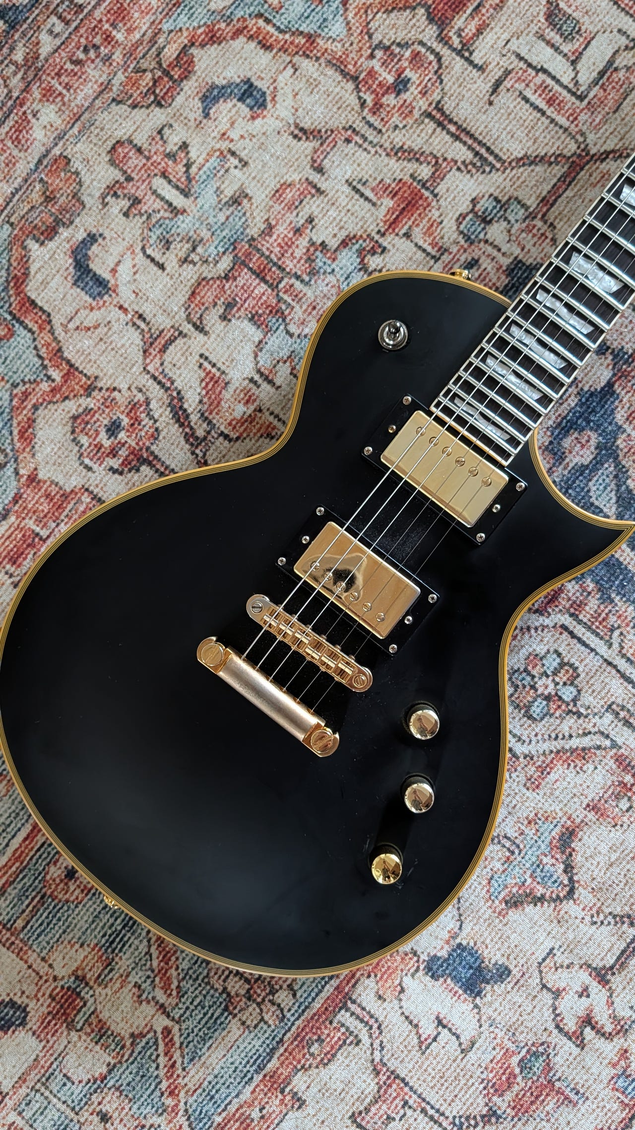 ESP LTD EC-1000 Duncan Vintage Black + laukku