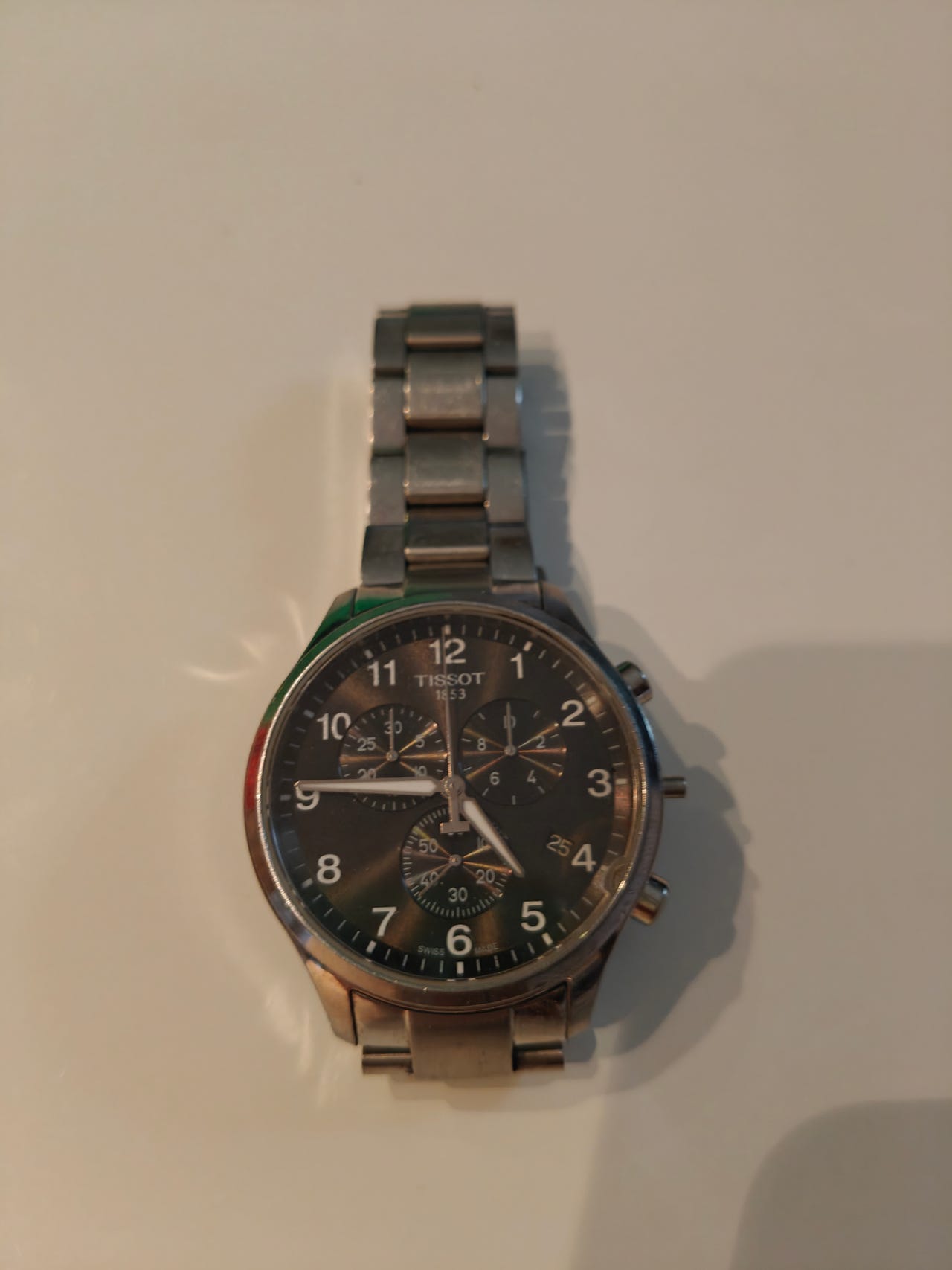 Tissot miesten rannekello teräsrannekkeella