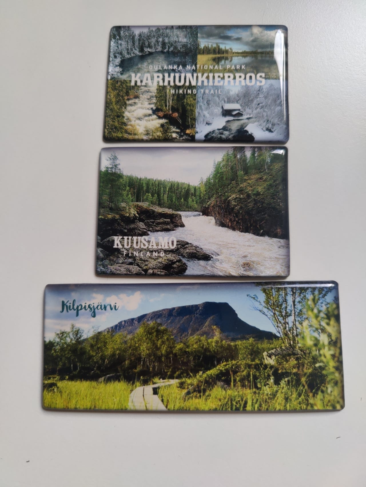 Karhunkierros Kuusamo Kilpisjärvi jääkaappimagneetit