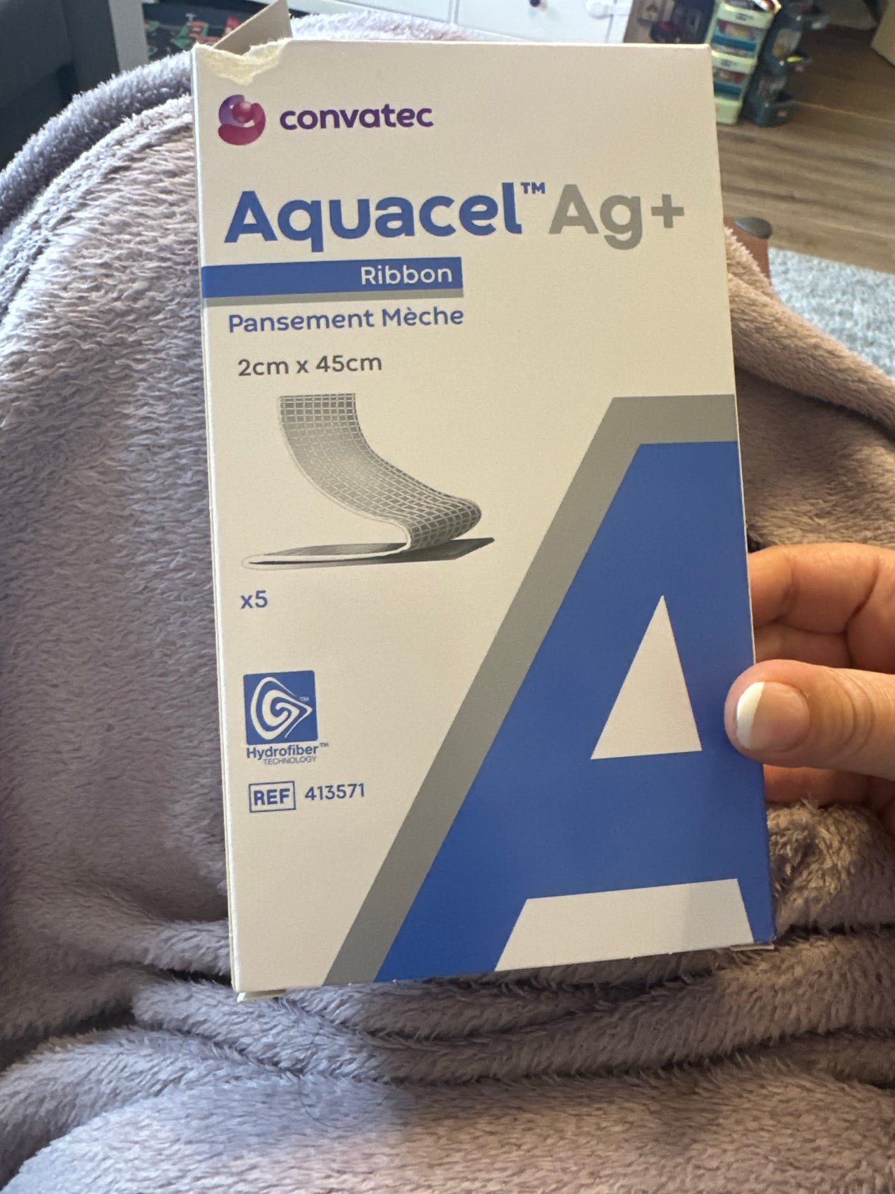 Aquacel Ag+ Ribbon haavasidos 2cm x 45cm