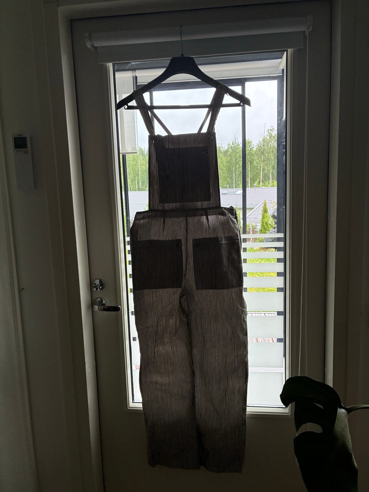Marimekko haalarit M vihreärsidallinem puuvilla