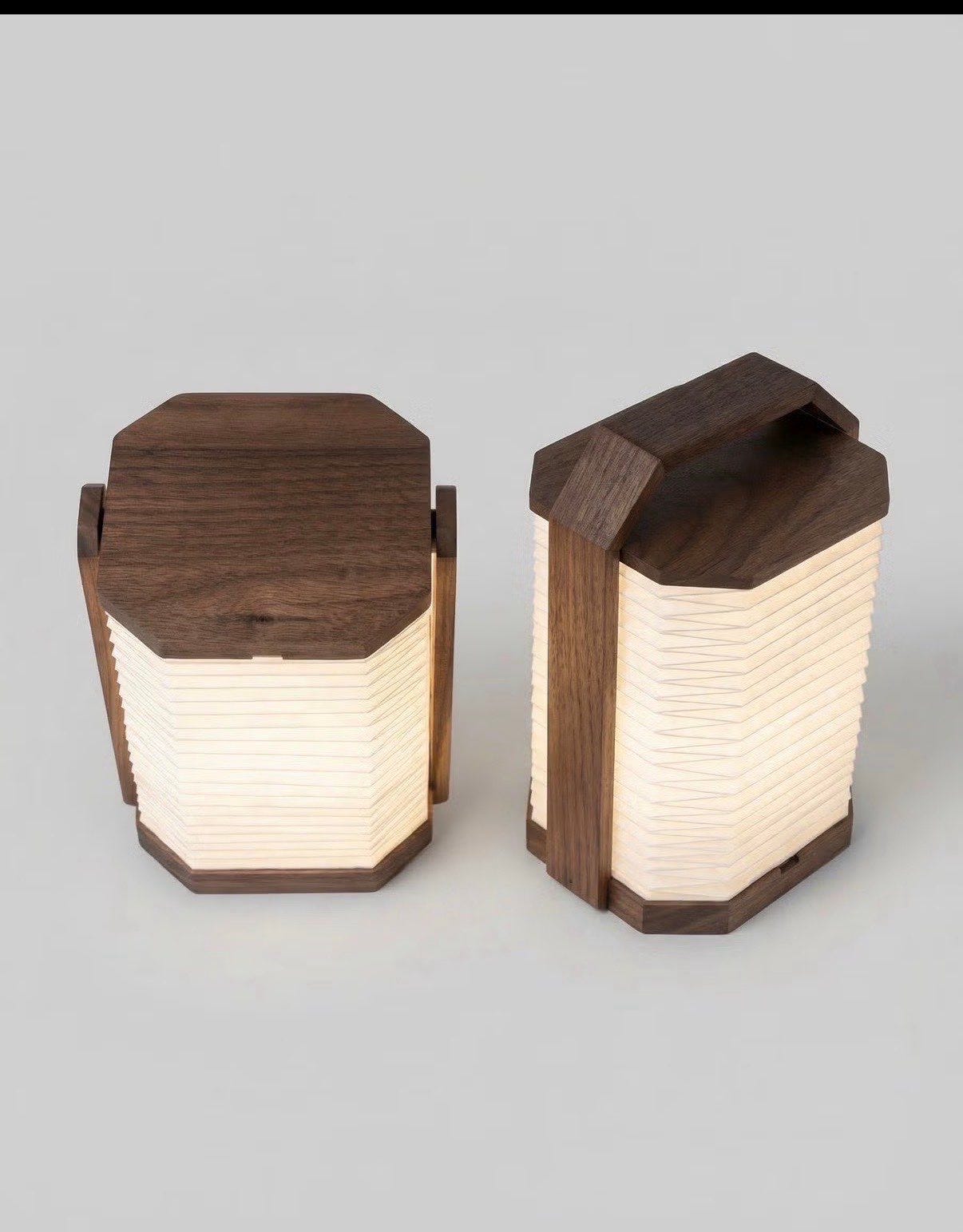 2 kpl, origami LED -pöytävalaisin