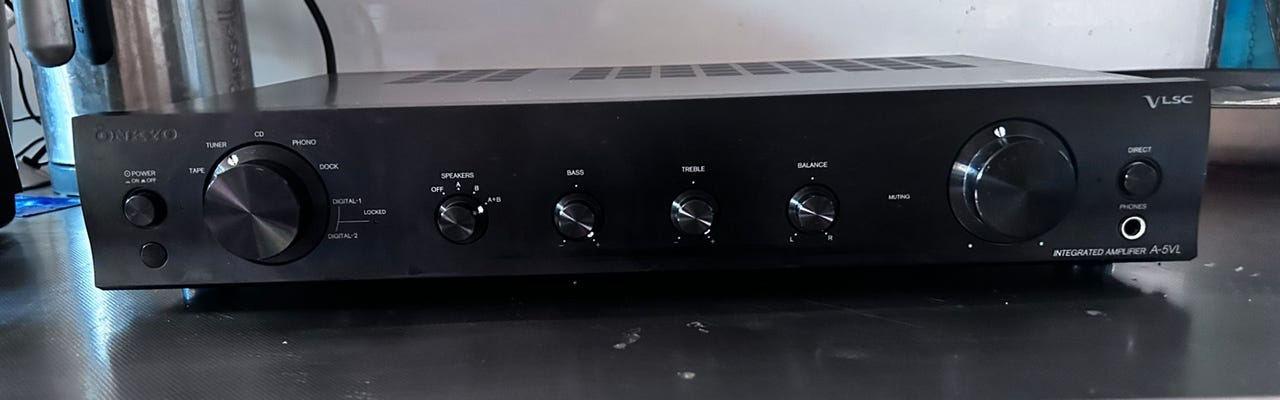 Onkyo A-5VL integroitu vahvistin