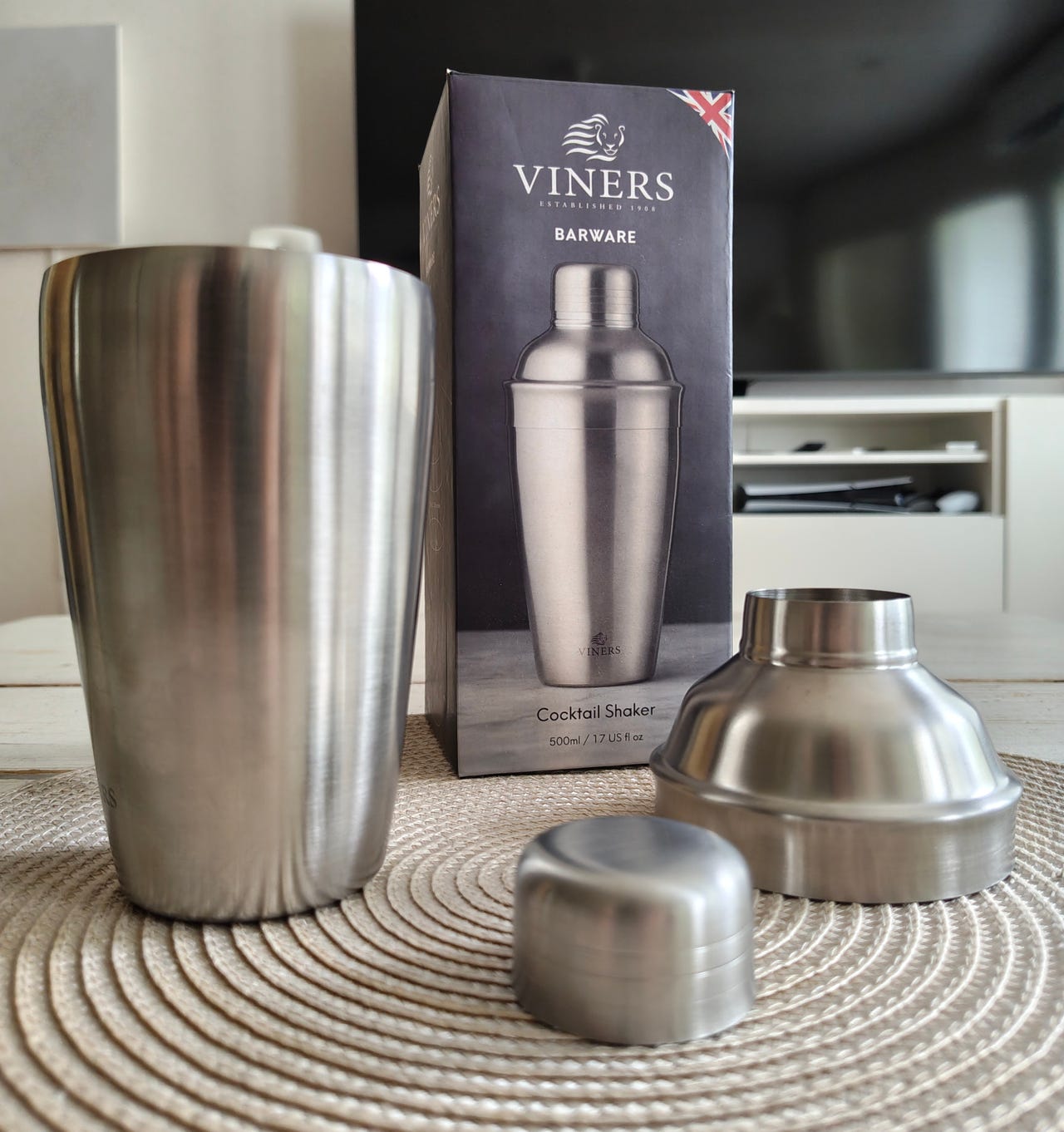 Cocktail Shaker 500ml, Viners