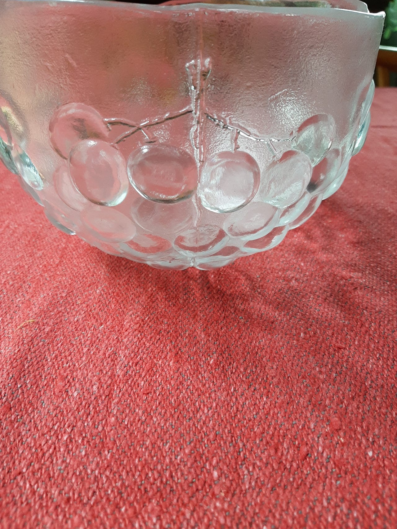 Lasinen hedelmä-/jälkiruokamalja