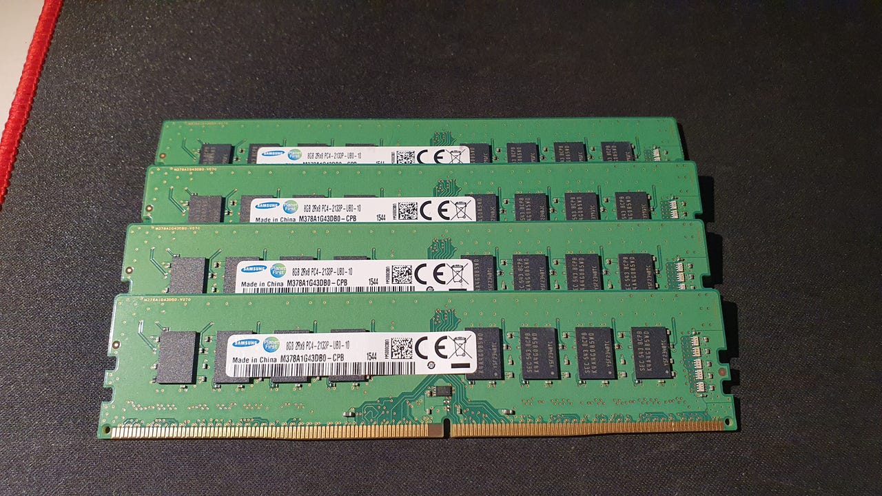 Samsung DDR4 32GB 4x8gb