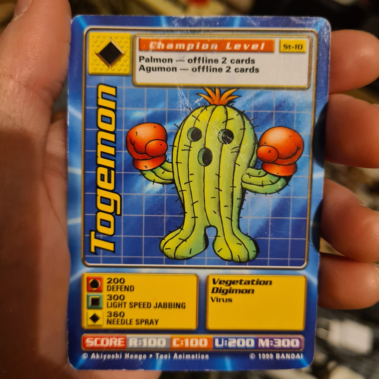 Togemon 1999 Digimon- kortti