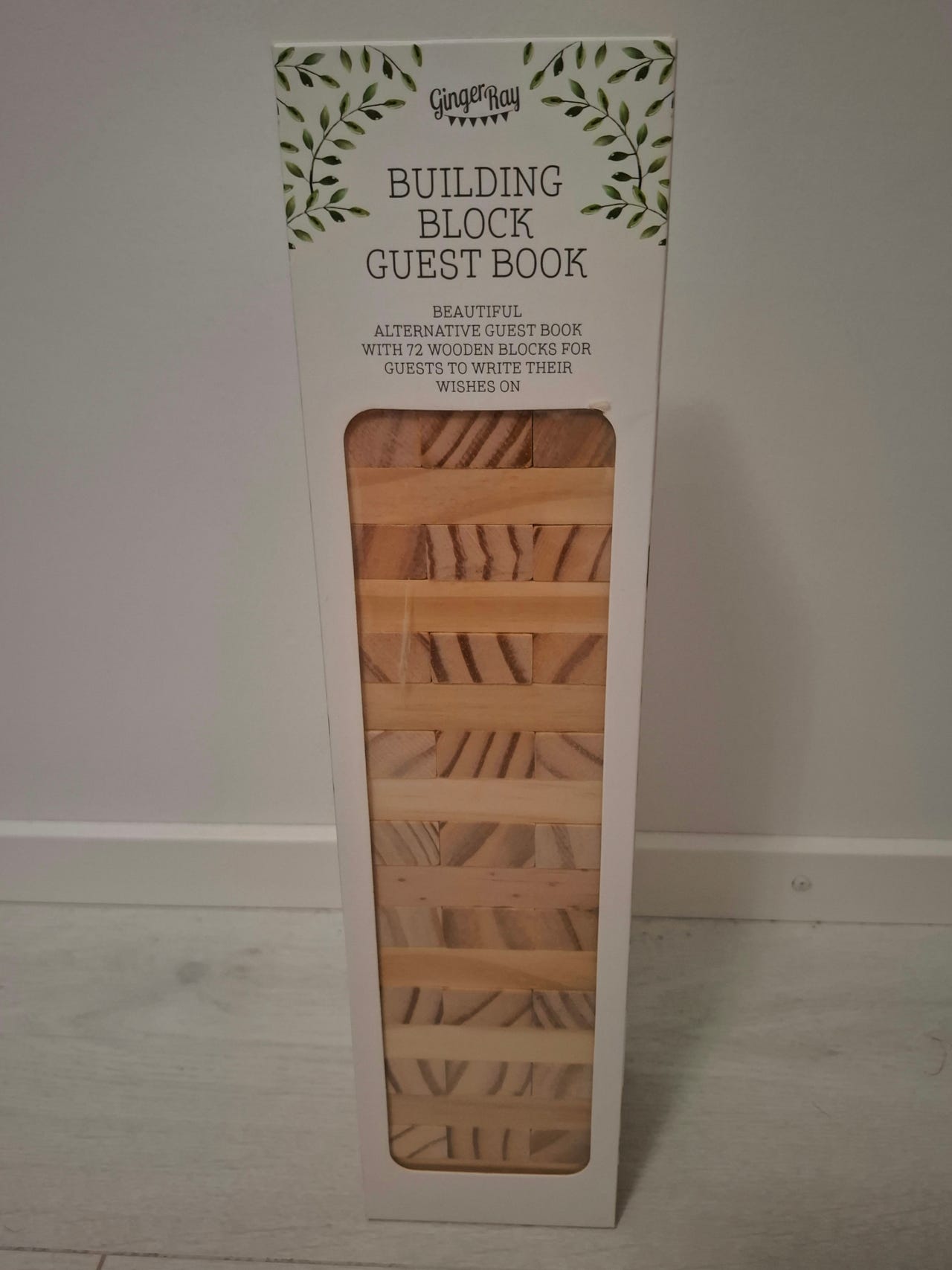 Building block -vieraskirja