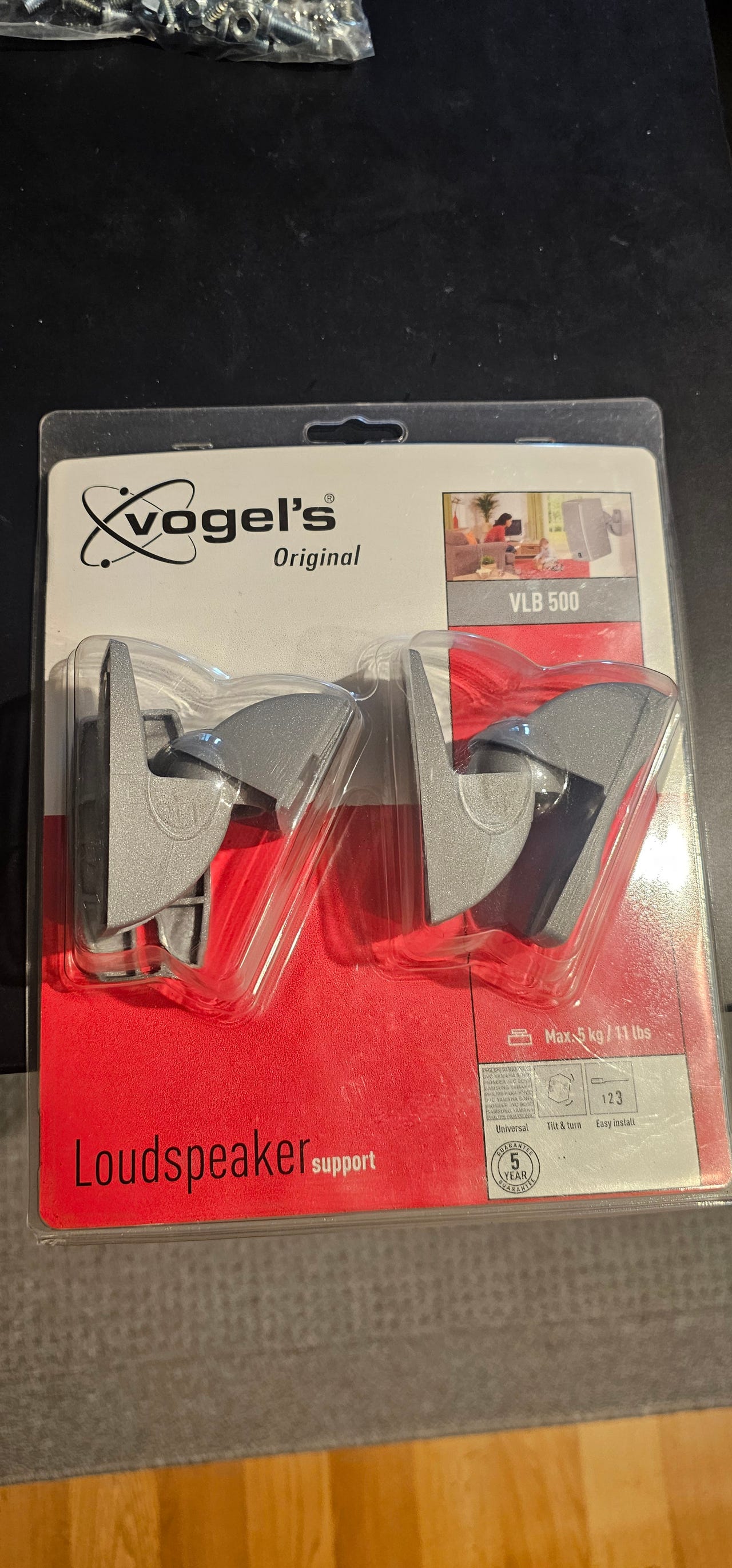 vogels vlb 500 kaiutin seinätelineet