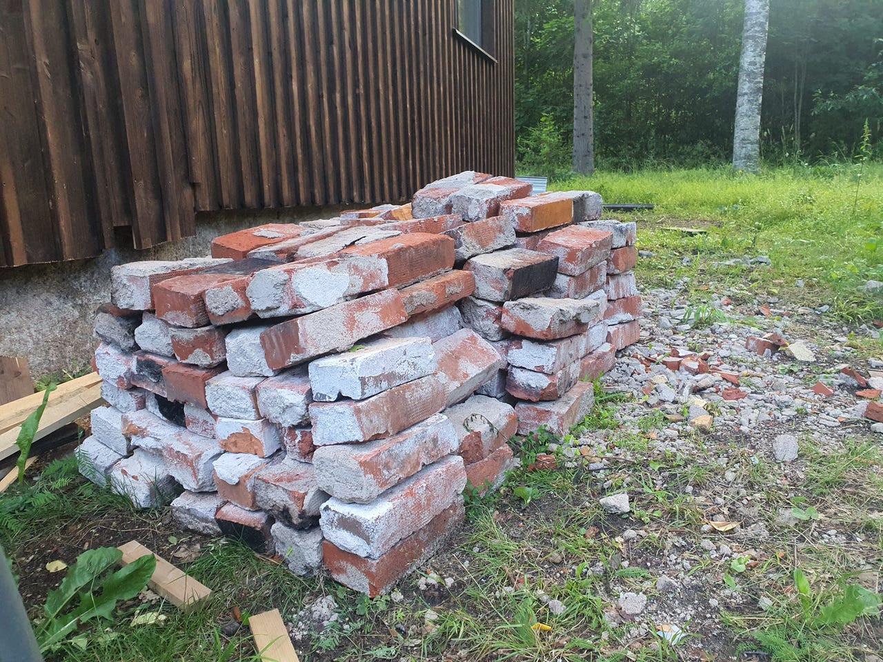 Purettuja tiiliä