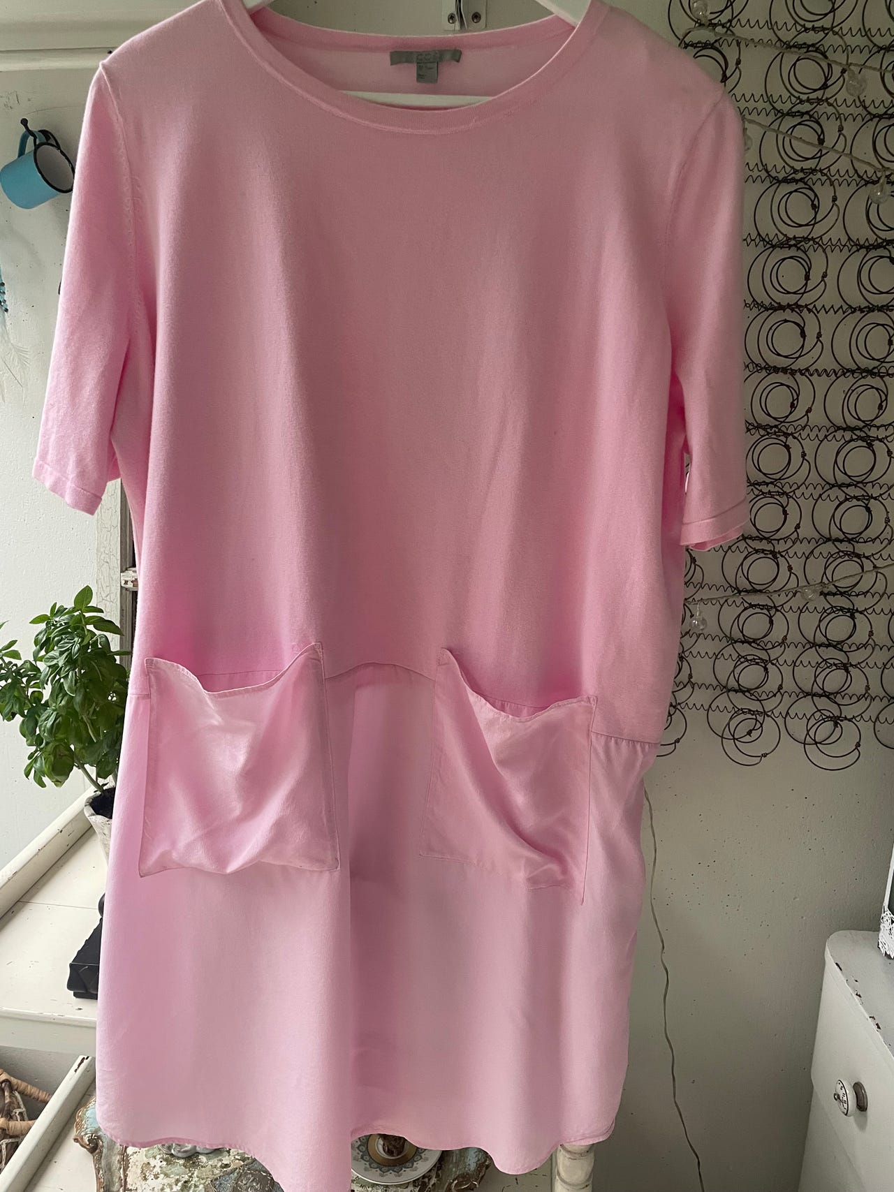 COS arkimekko M vaaleanpunainen puuvilla/ silkki