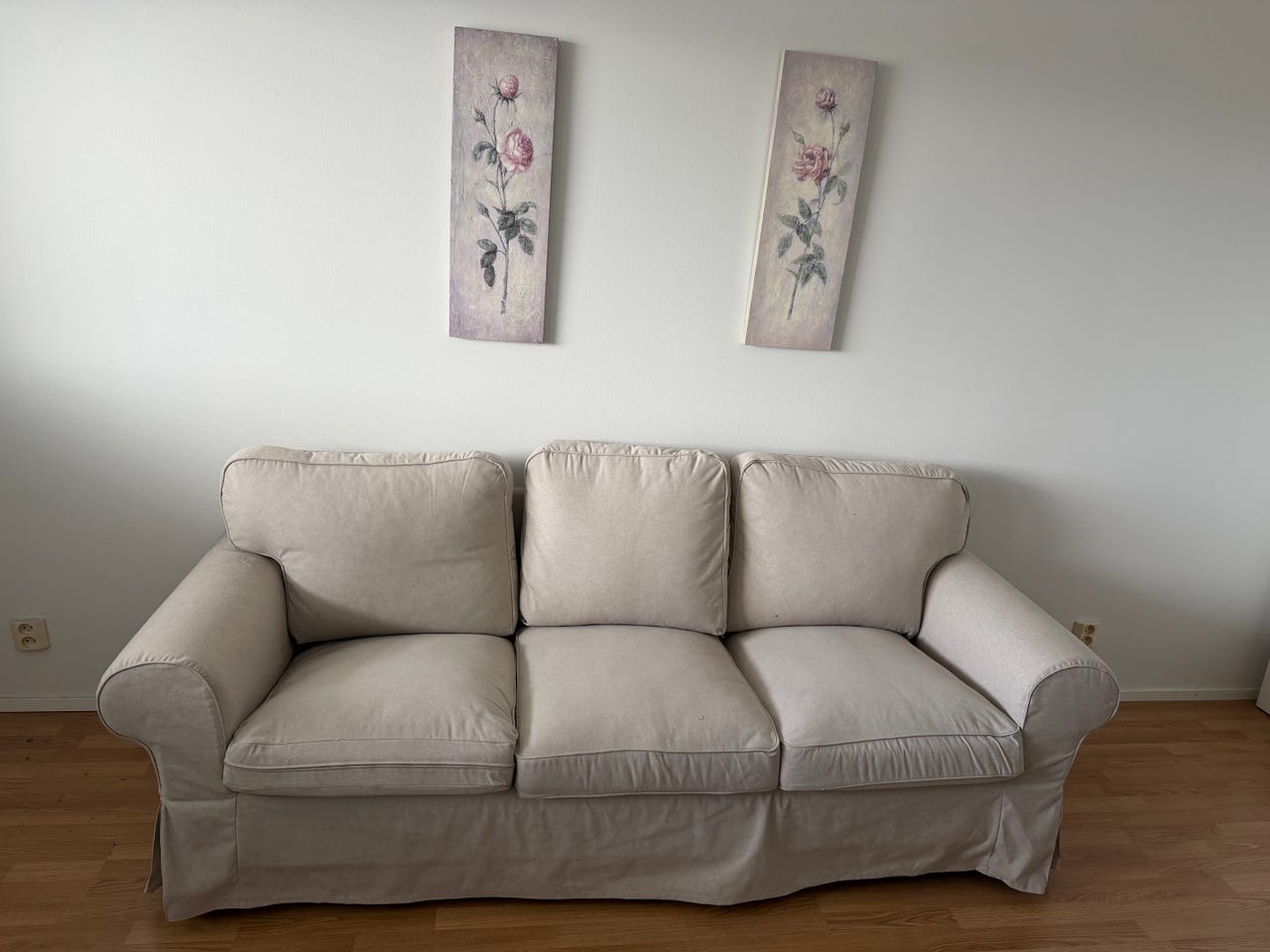 KUIN UUSI IKEA EKTORP kolmen istuttava sohva