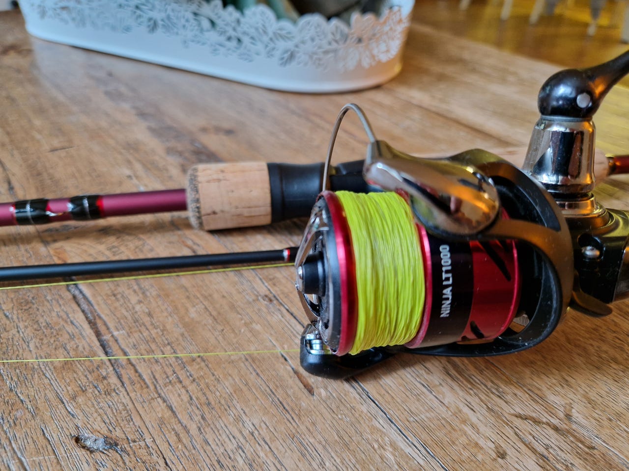 Daiwa Ninja LT 1000 ja saxa reed G2 vapa