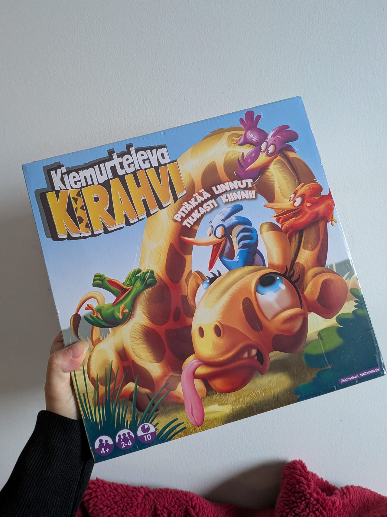 Kiemurteleva Kirahvi lautapeli lapsille