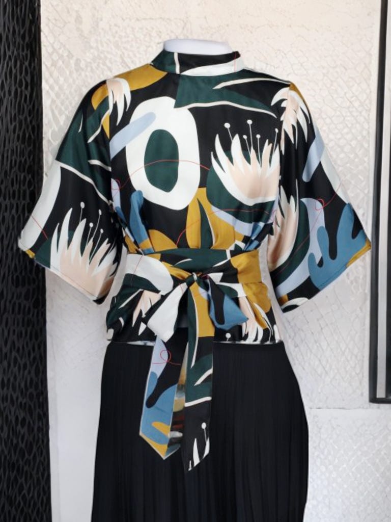 Uhana design Kyoto silkkipaita