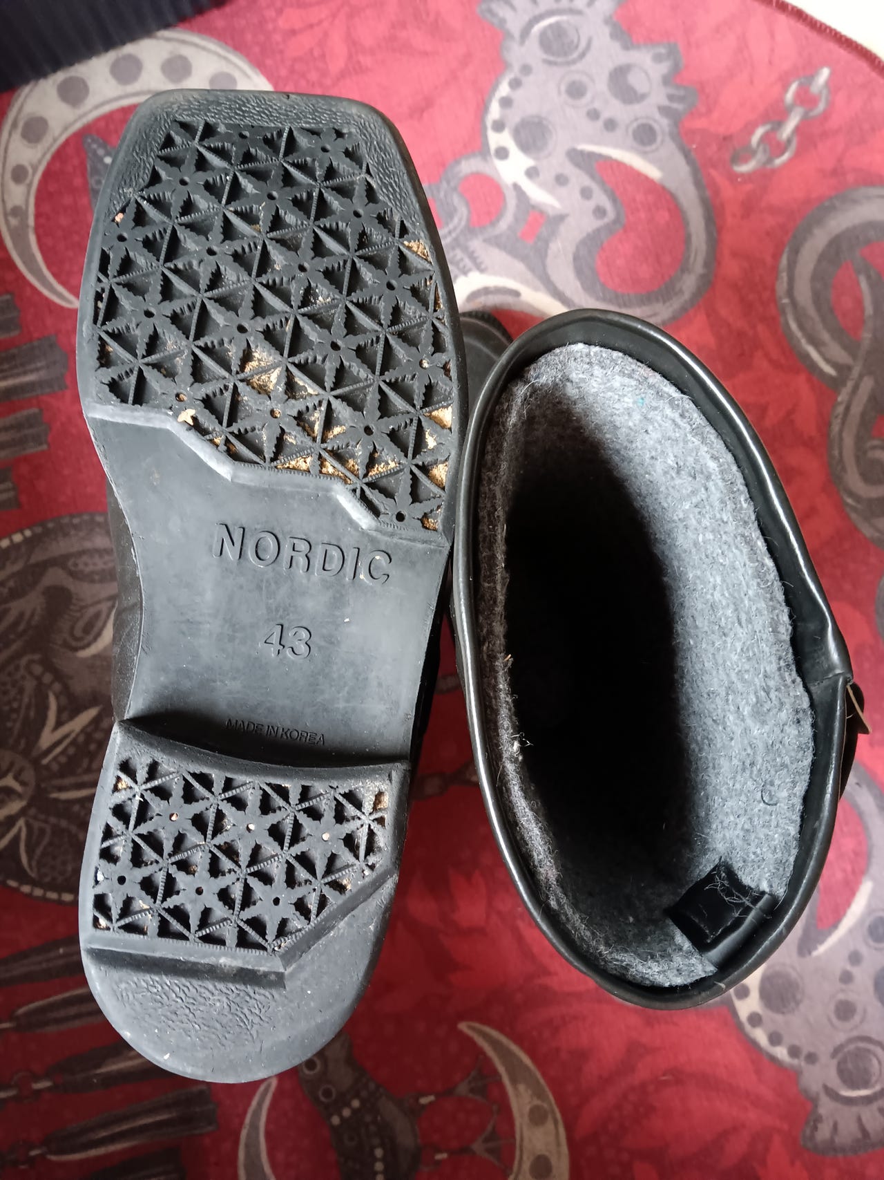 Nordic kumisaappaat koko 43 musta