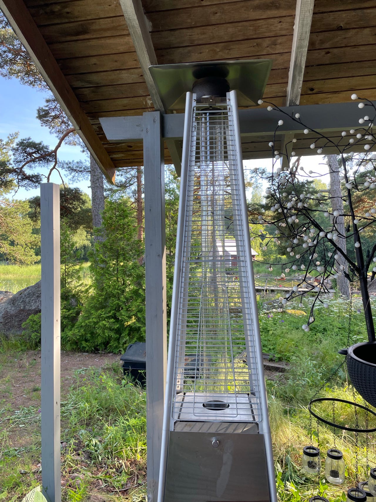 Kaasukäyttöinen terassilämmitin pylväs malli