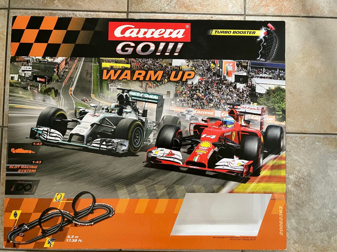 Carrera GO!!! Warm Up autorata 5,3 m
