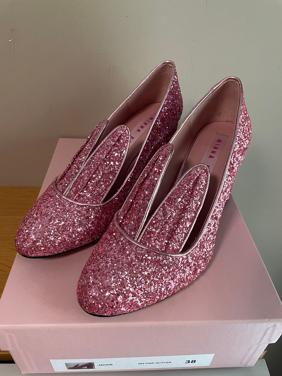 Minna Parikka Jackie 38 pink glitter