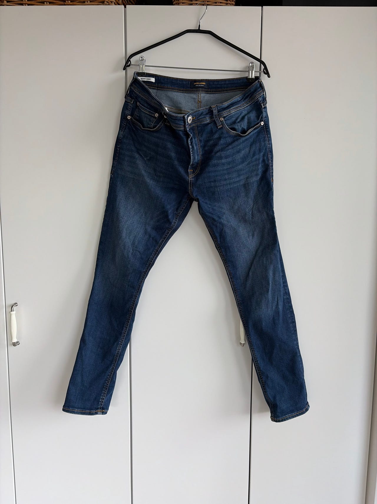 Jack & Jones Skinny Liam farkut W36 L32 sininen miehille