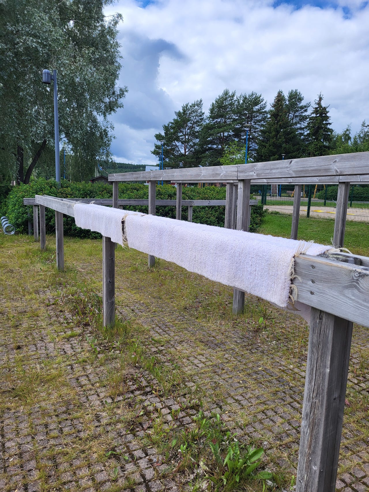Pehmeät matot 2kpl valkoiset