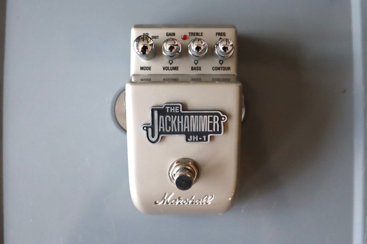 Marshall JH-1 Jackhammer Distortion efektipedaali