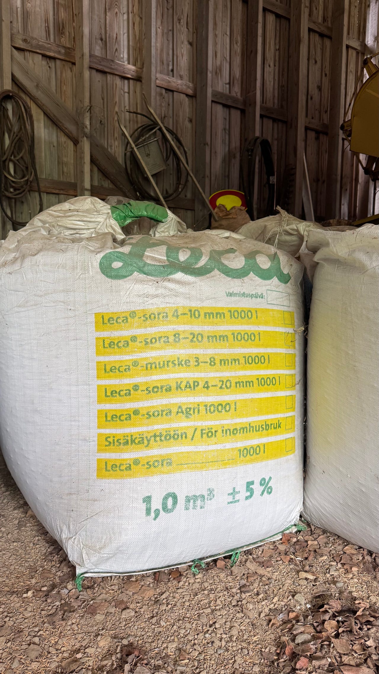 Leca-sora 1,0 m³ suursäkissä