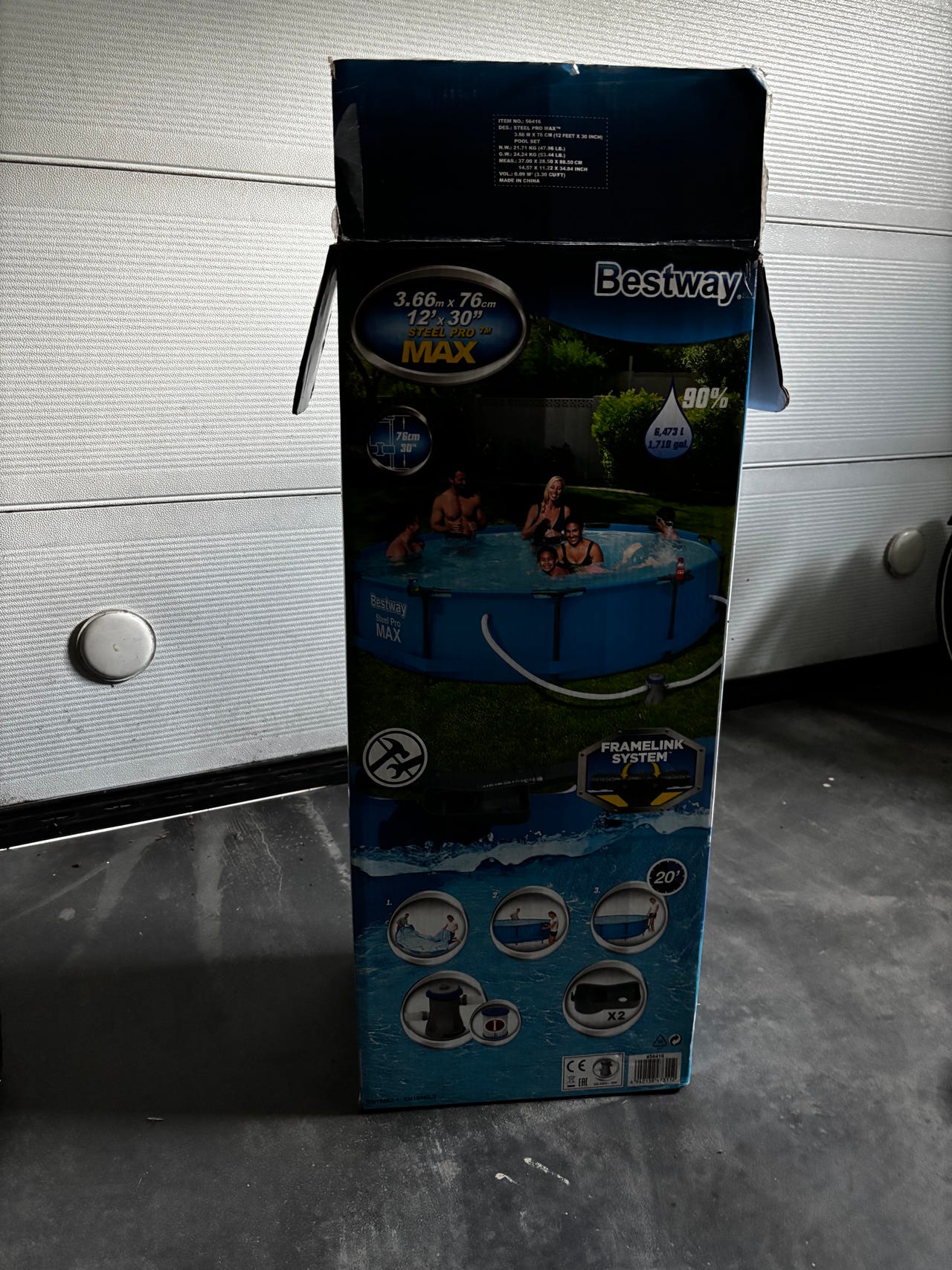 Annetaan BestWay SteelPro Max uima-allas 3,6m