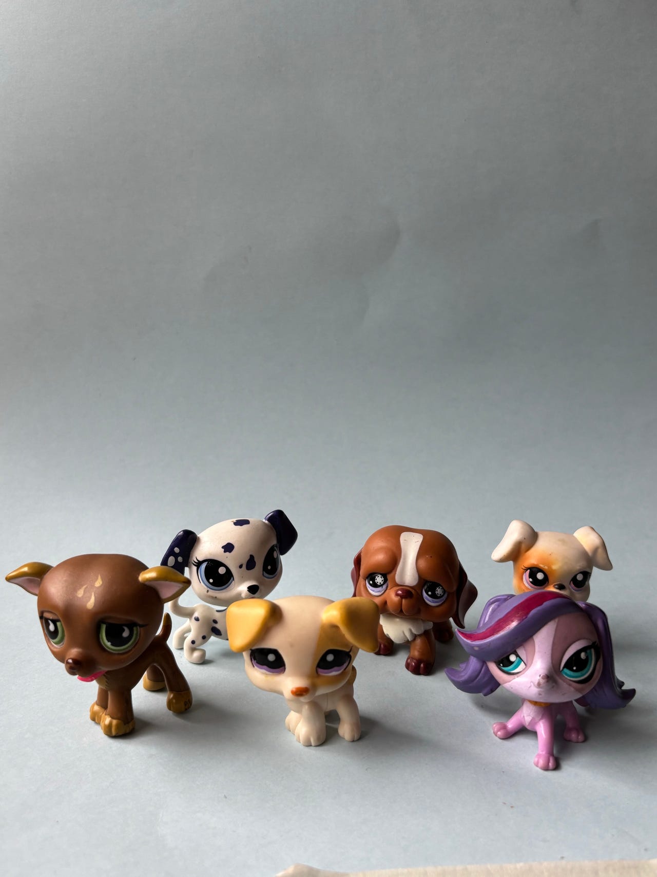 Littlest Pet Shop koirafiguurit 6 kpl LPS koira