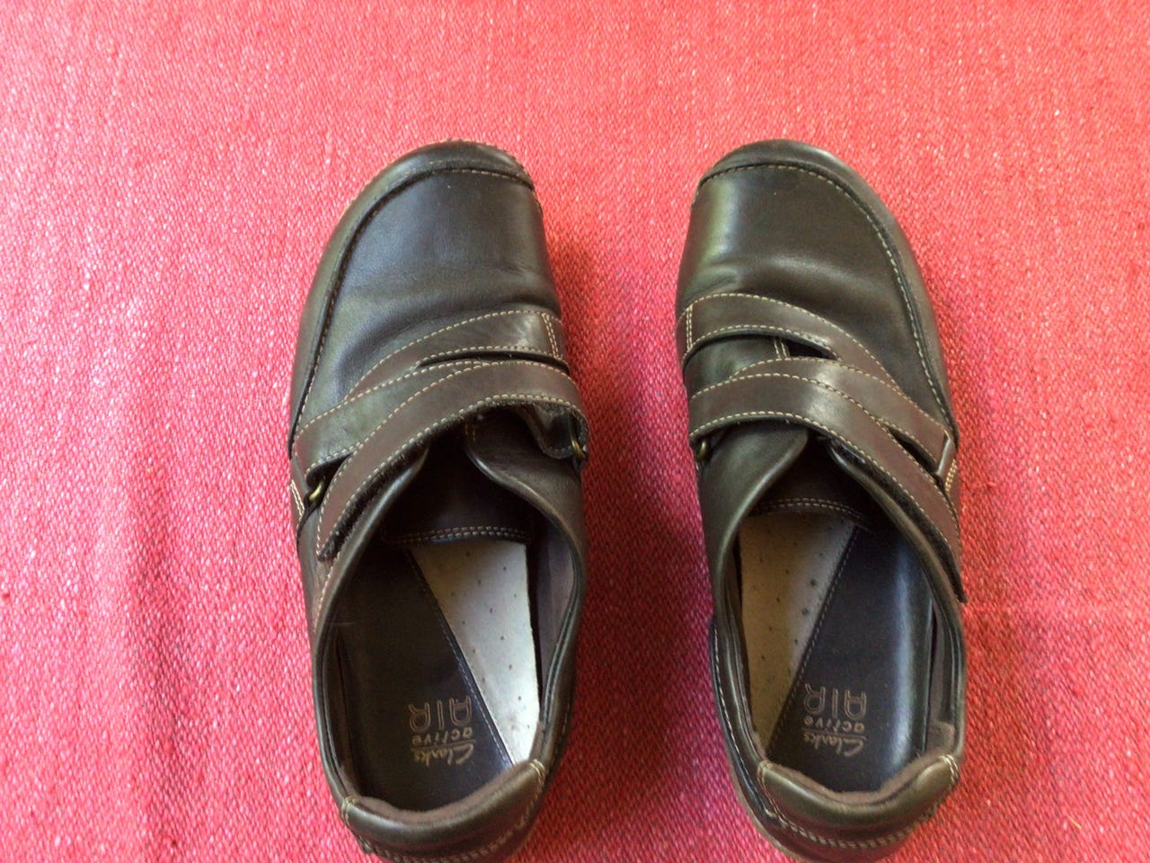 Clarks nahkaiset kävelykengät koko 37 ruskeat