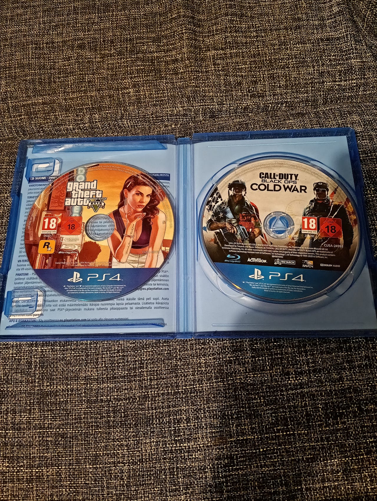 Muutama ps4 peli