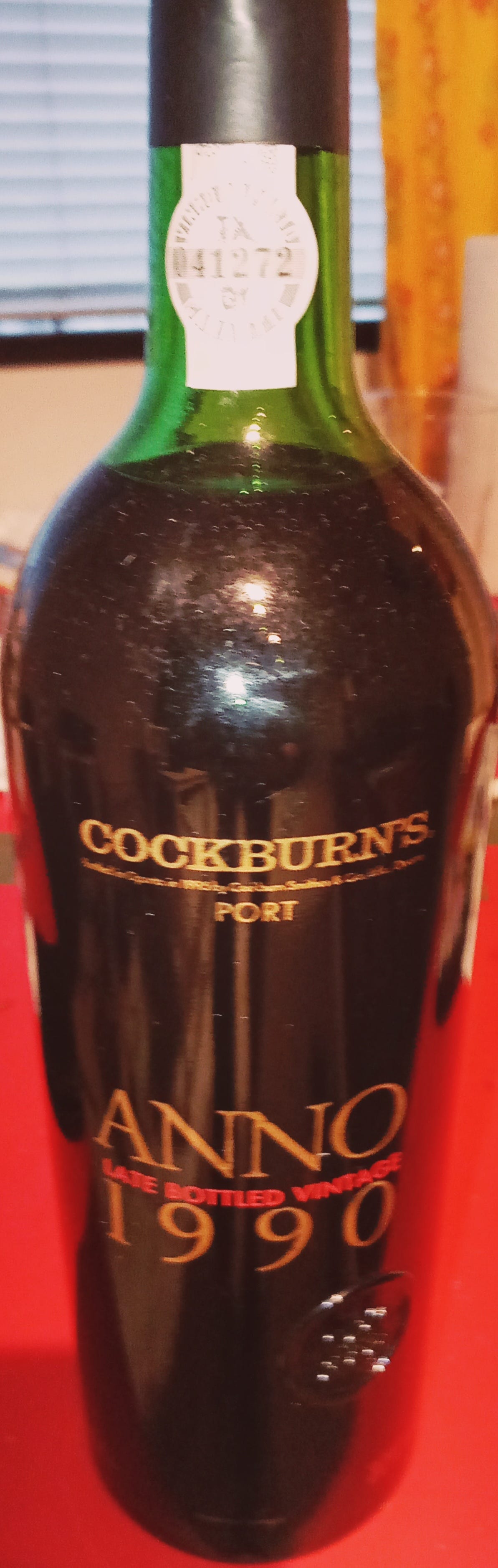Cockburns portviini pullo