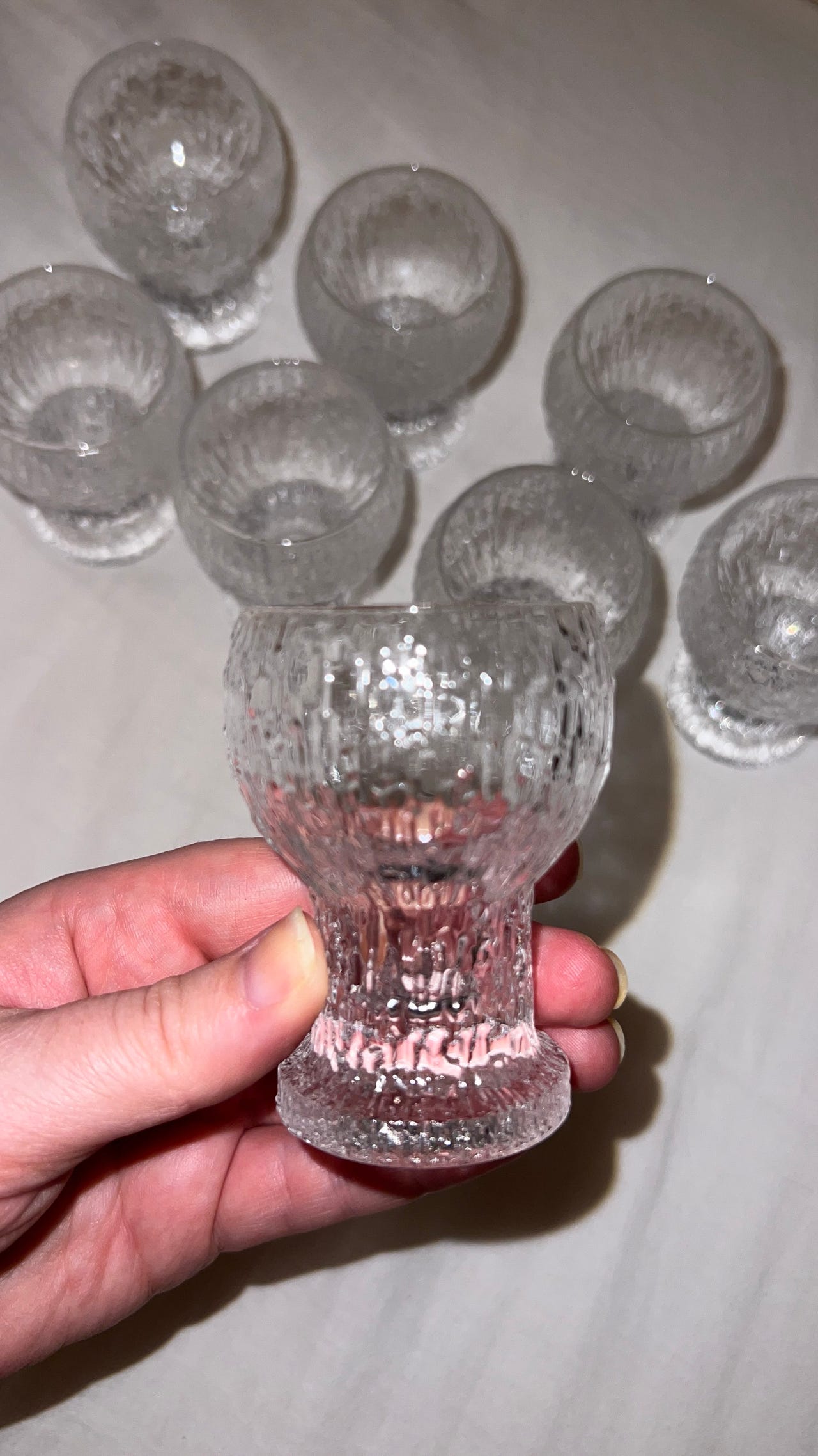 Iittala lasiset snapsilasit setti