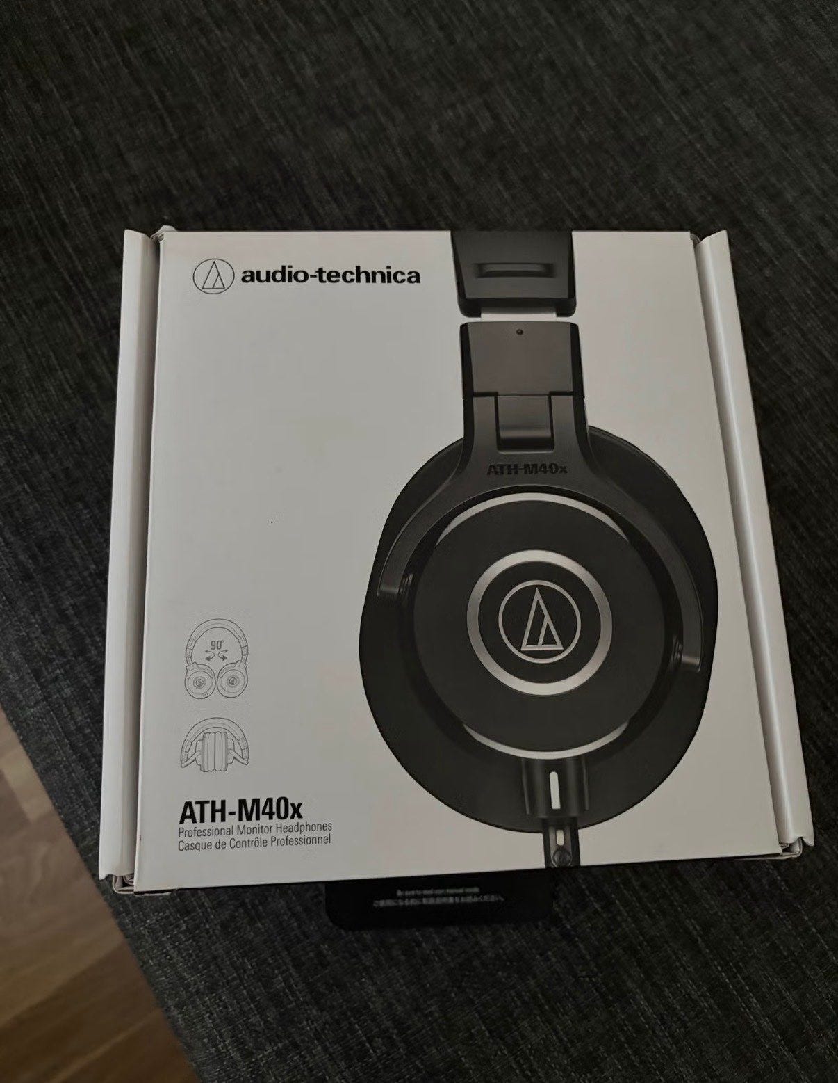 Audio Technica ATH-M40x kuulokkeet musta